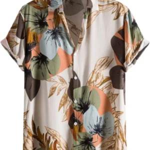 OM SAI LATEST CREATION Men's Casual Cotton Shirt – Button Down Summer Shirt for Men's
