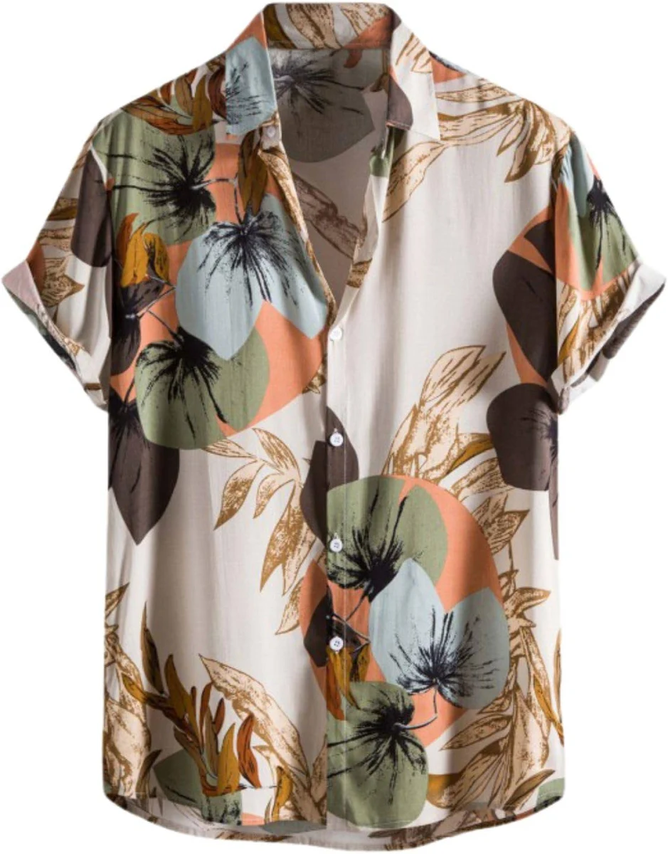 OM SAI LATEST CREATION Men's Casual Cotton Shirt – Button Down Summer Shirt for Men's