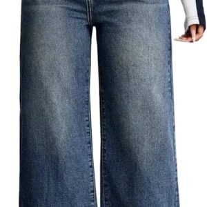 Nifty Women's Denim Stretchable High Waist Baggy Jeans for Women